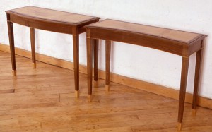 Image of Pier tables in Walnut and Cherry